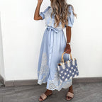 Verspieltes Besticktes Kleid für Damen