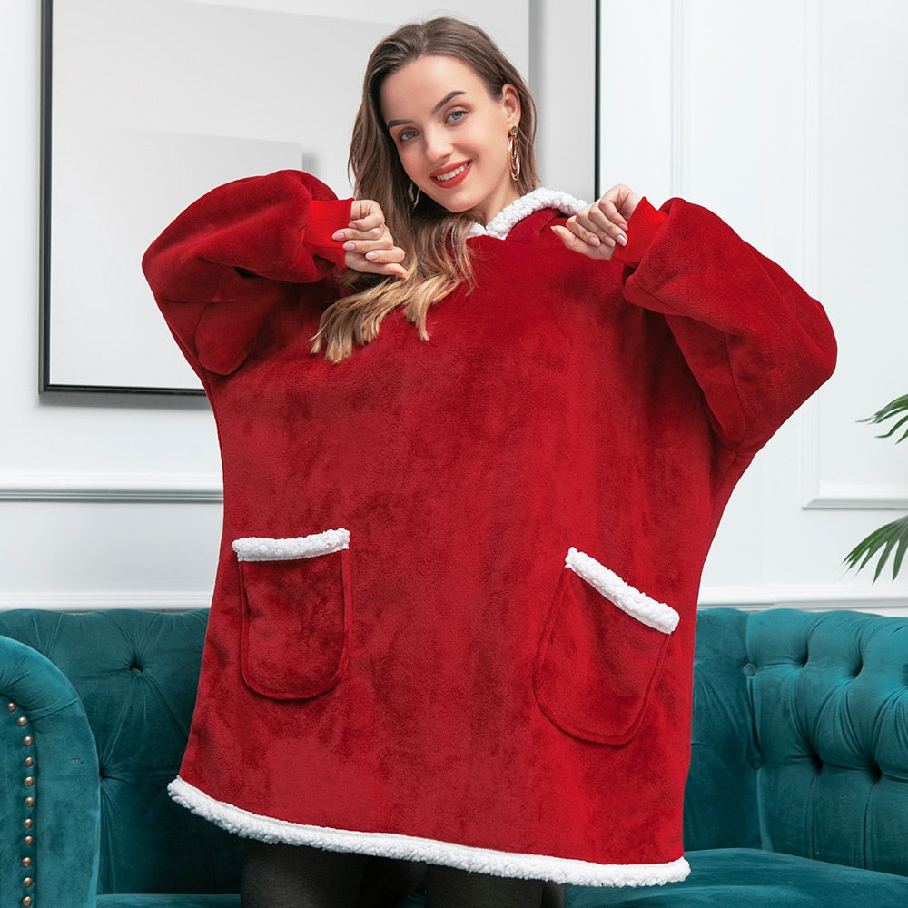 R&B | Übergröße Damen Kapuzenpullover mit Kapuze