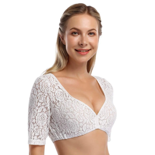 R&B | Damen Elegante Oktoberfest Dirndl Bluse 2024