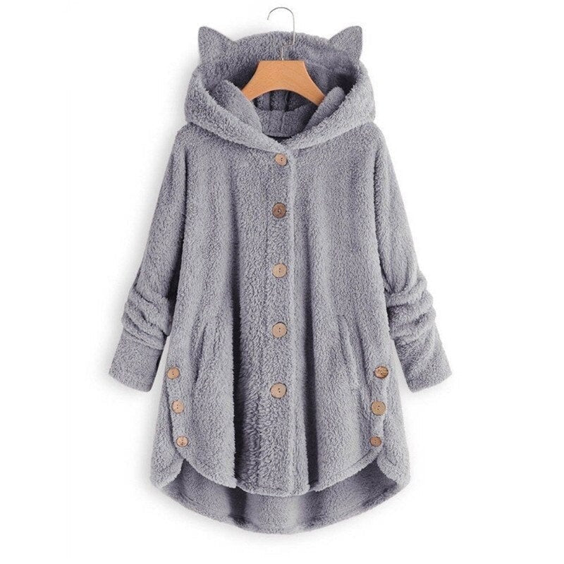 R&B | Plüsch Gefütterte Katzenjacke