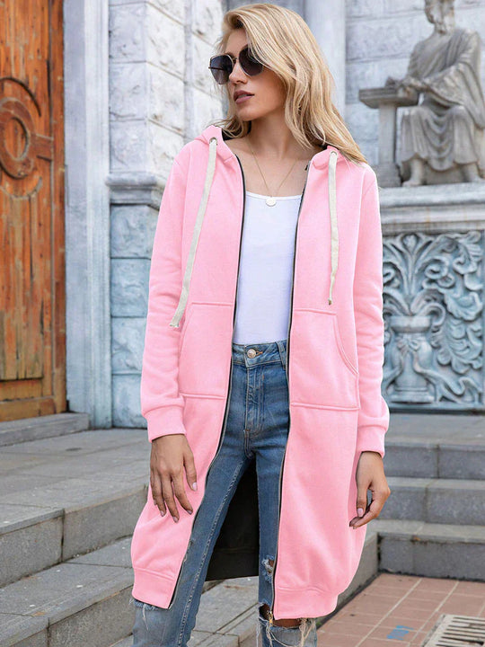 R&B | Schicke lange Sweatshirtjacke