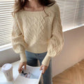 R&B | Quadratkragen Pullover