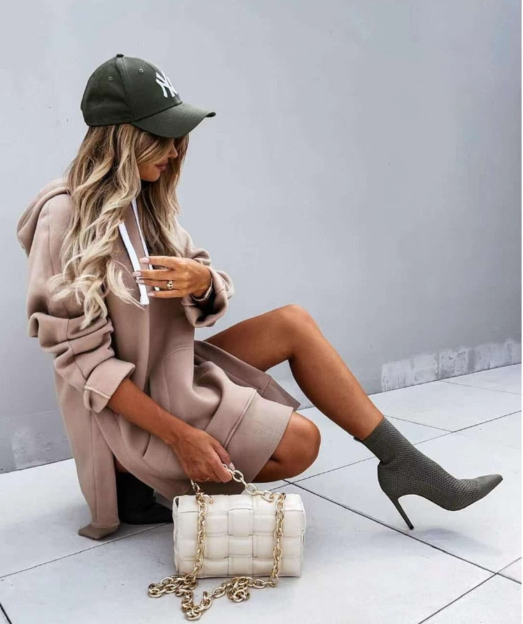 R&B | Qualität Kapuzen Langarm Pullover Jacke - Herbst/Winter