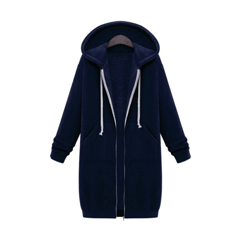 R&B | Schicke lange Sweatshirtjacke