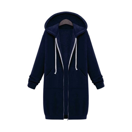 R&B | Chic lange Sweatshirtjacke