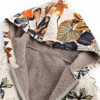 R&B | Warme Damenjacke Mit Blumenmuster