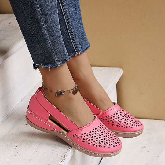 R&B | Atmungsaktive Retro Flache Sandalen