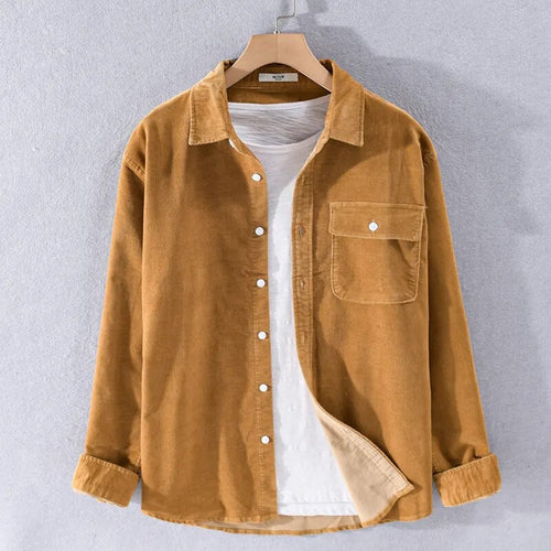R&B | Langarm Overshirt Aus Weichem Denim