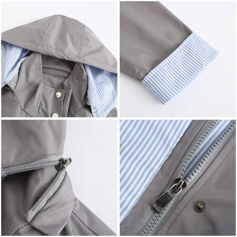 R&BMode | Vielseitige Windbreaker-Jacke Mit Kapuze
