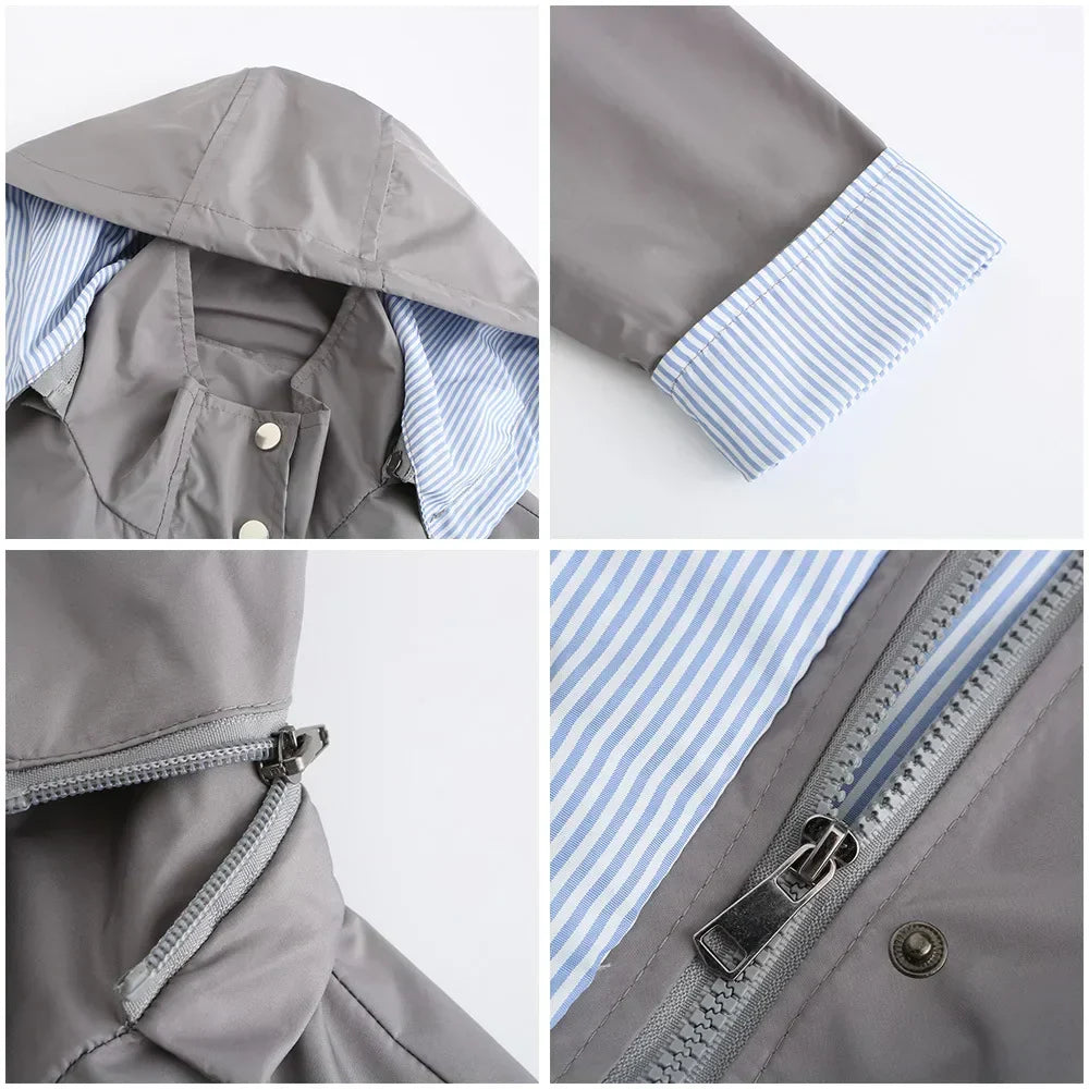 R&B | Vielseitige Windbreaker-Jacke Mit Kapuze