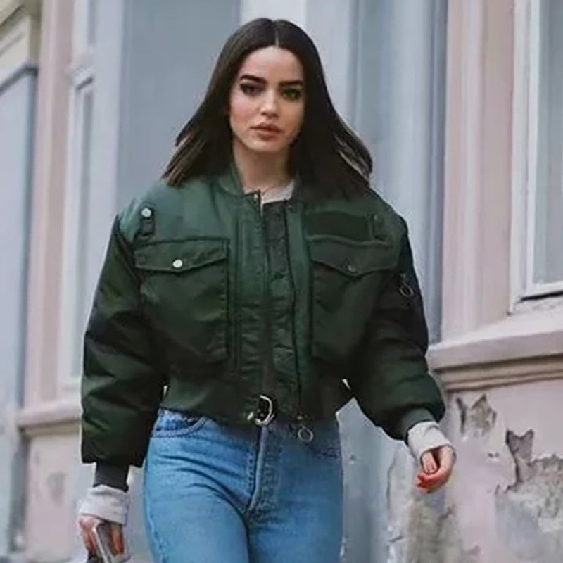 R&B | Kurze Bomberjacke für Damen