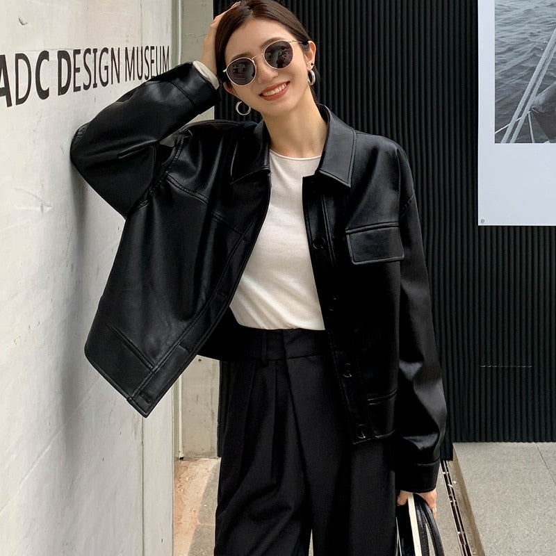 R&B | Lederjacke mit Edlem Schnitt