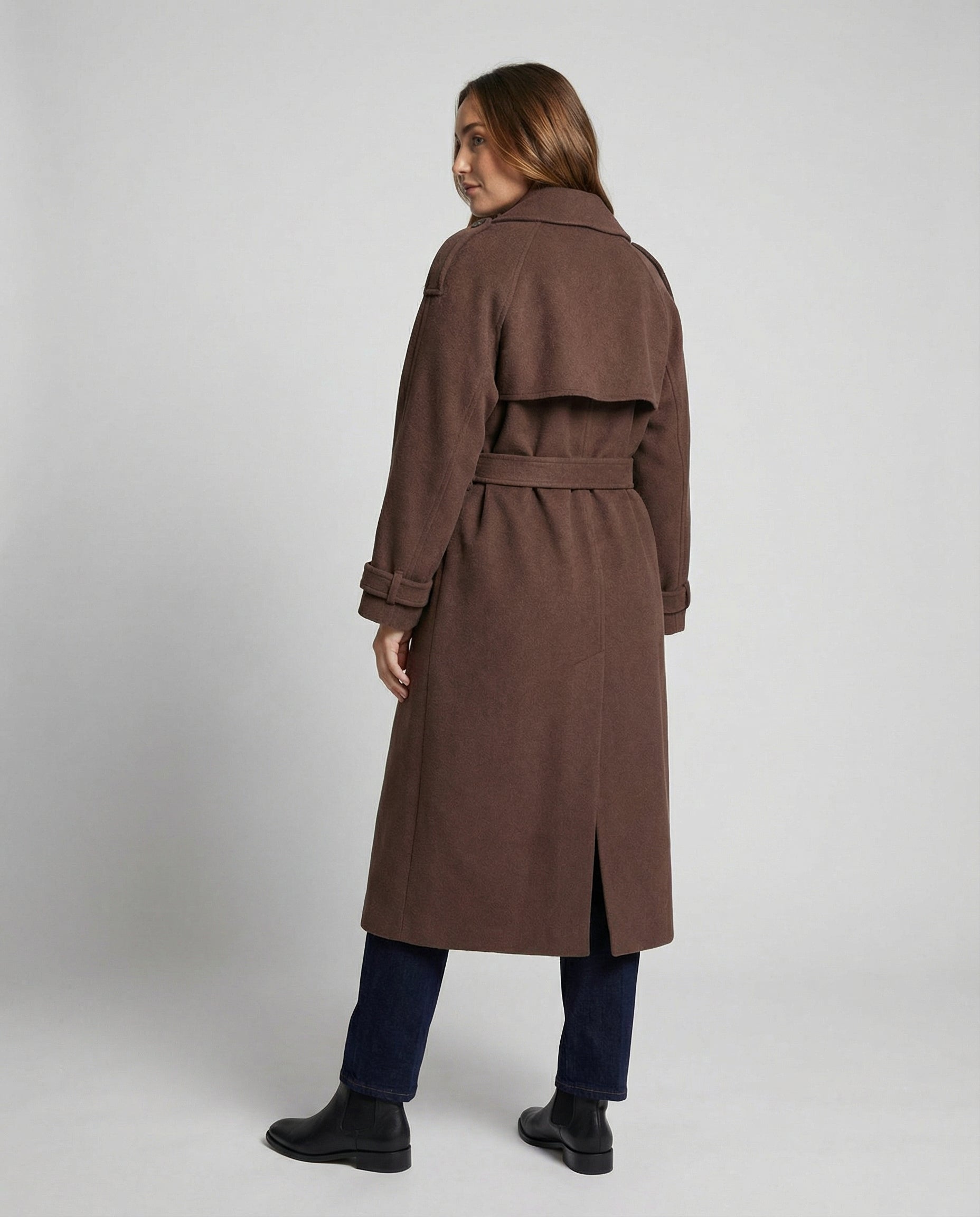 Bequemer Oversized Wollmantel Damen | R&B