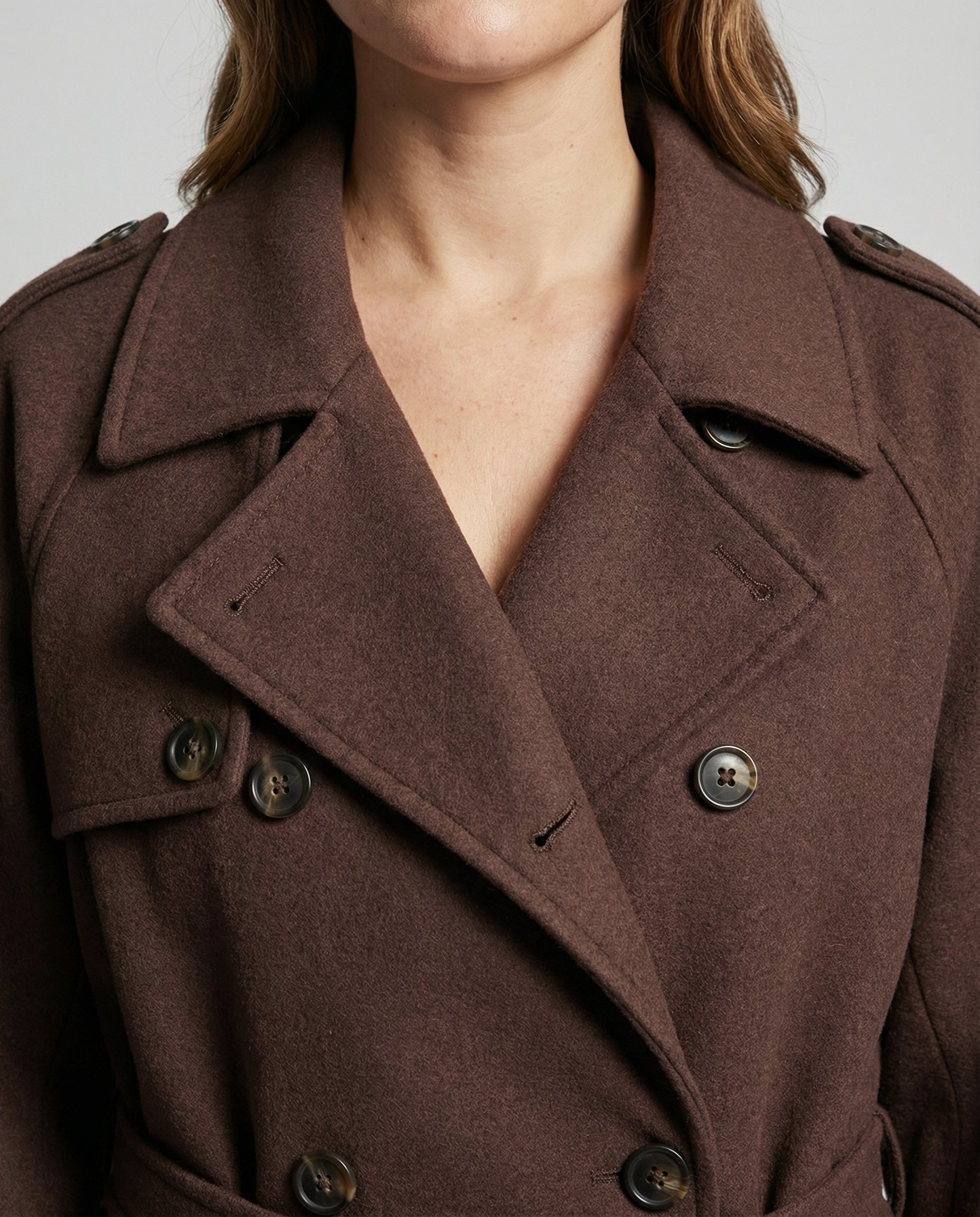 Bequemer Oversized Wollmantel Damen | R&B
