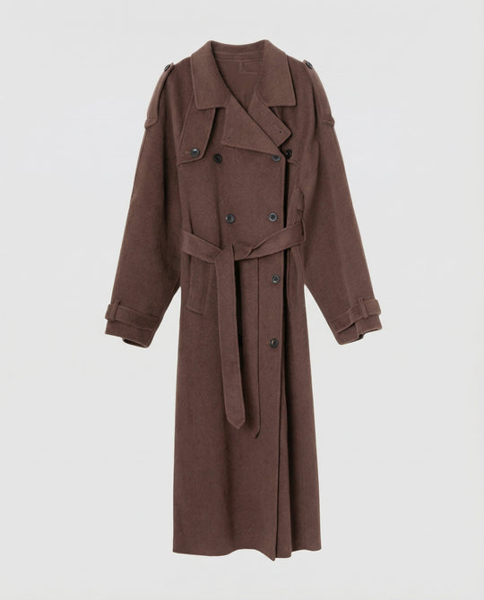 Bequemer Oversized Wollmantel Damen | R&B