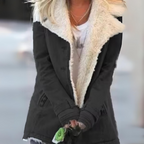 R&B | Mit langen, warmen Jeansjacke