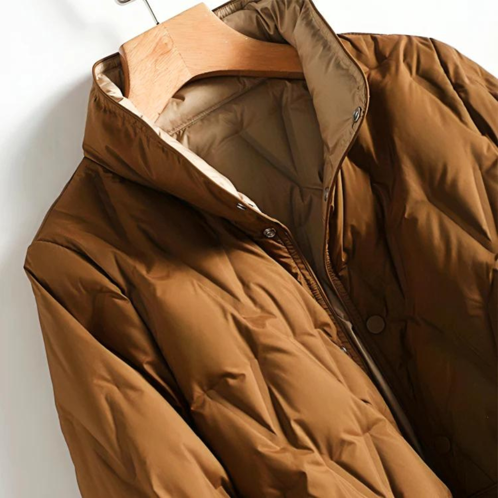 R&B | Pufferjacke - Wendbare Stehkragen-Pufferjacke