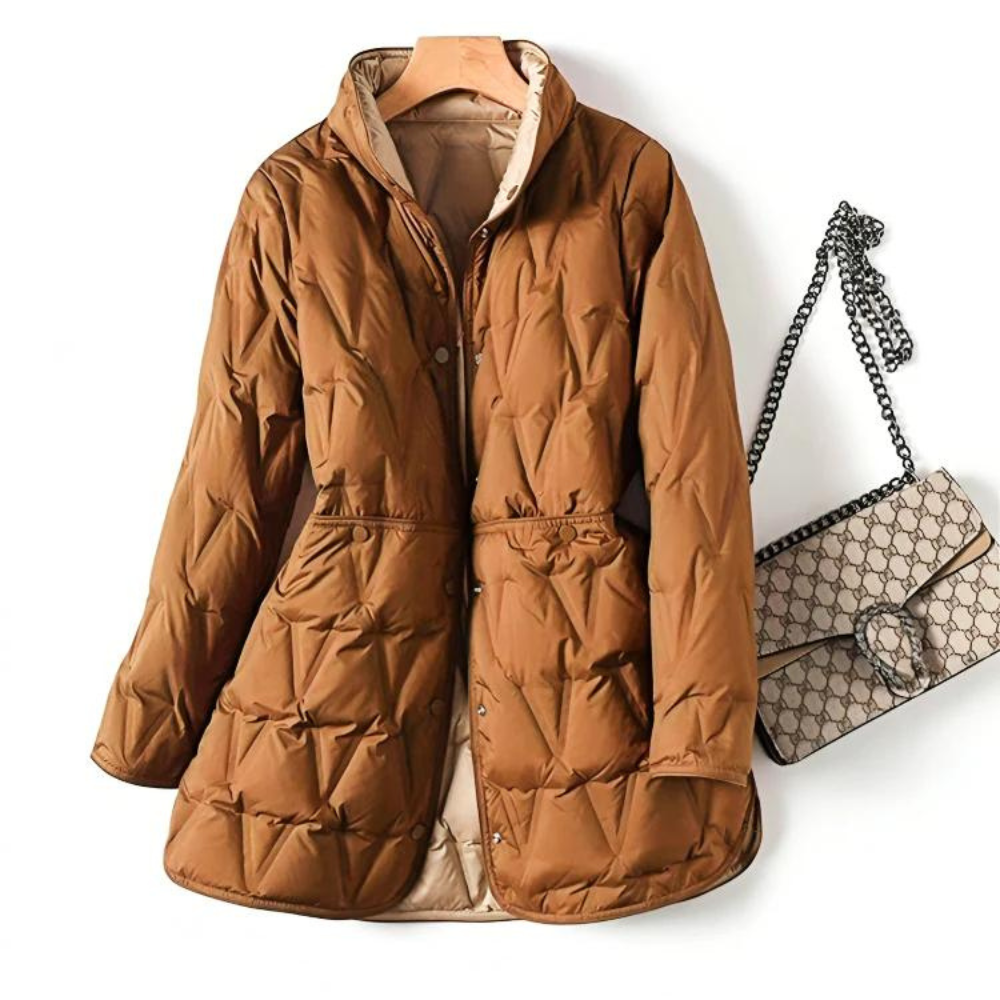 R&B | Pufferjacke - Wendbare Stehkragen-Pufferjacke