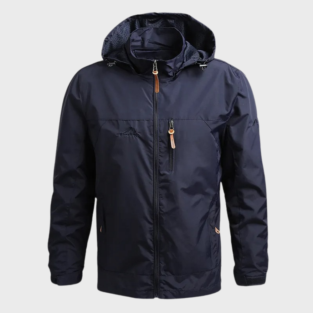 R&B | Herren Wasserdichte Kapuzenjacke - Warm & Bequem