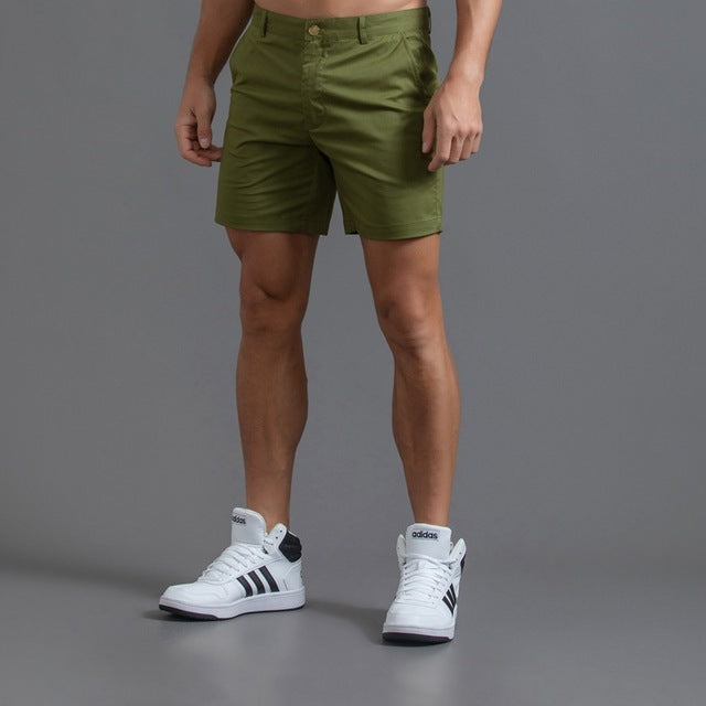 R&B | Klassische Chino-Shorts aus Baumwolle für Herren
