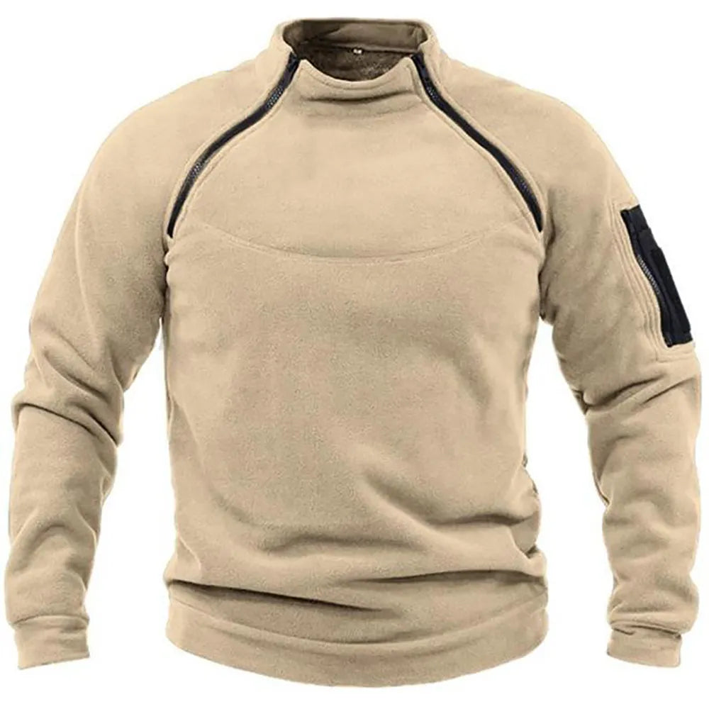R&B - Taktischer Militär-Zipper-Sweatshirt