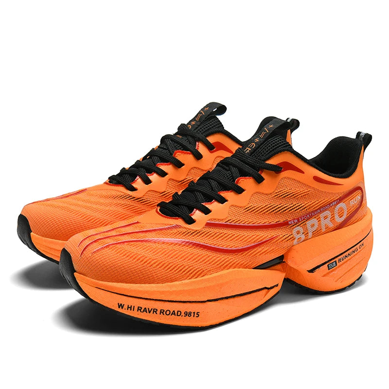 Unisex-Laufschuhe Atmungsaktives Mesh-Kohleplatte für Langstreckenlauf R&B