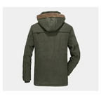 R&B | Jacke Klassisch warmer Wintermantel mit Kapuze