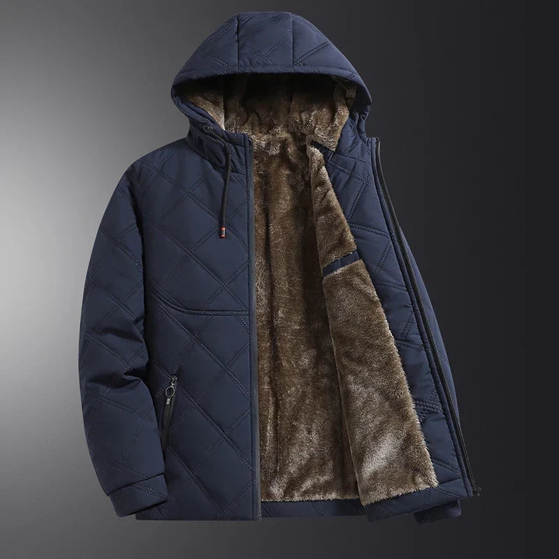 R&B | Winterjacke Fleece - Lässige warme Oberbekleidung