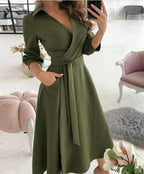 R&B | Midi Kleid Elegantes Design Formelle & Abendmode
