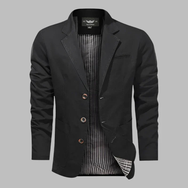 R&B | Herbstlicher Herrenblazer mit Knöpfen