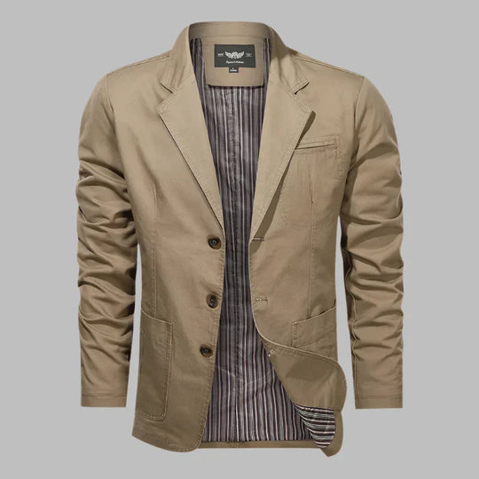 R&B | Herbstlicher Herrenblazer mit Knöpfen