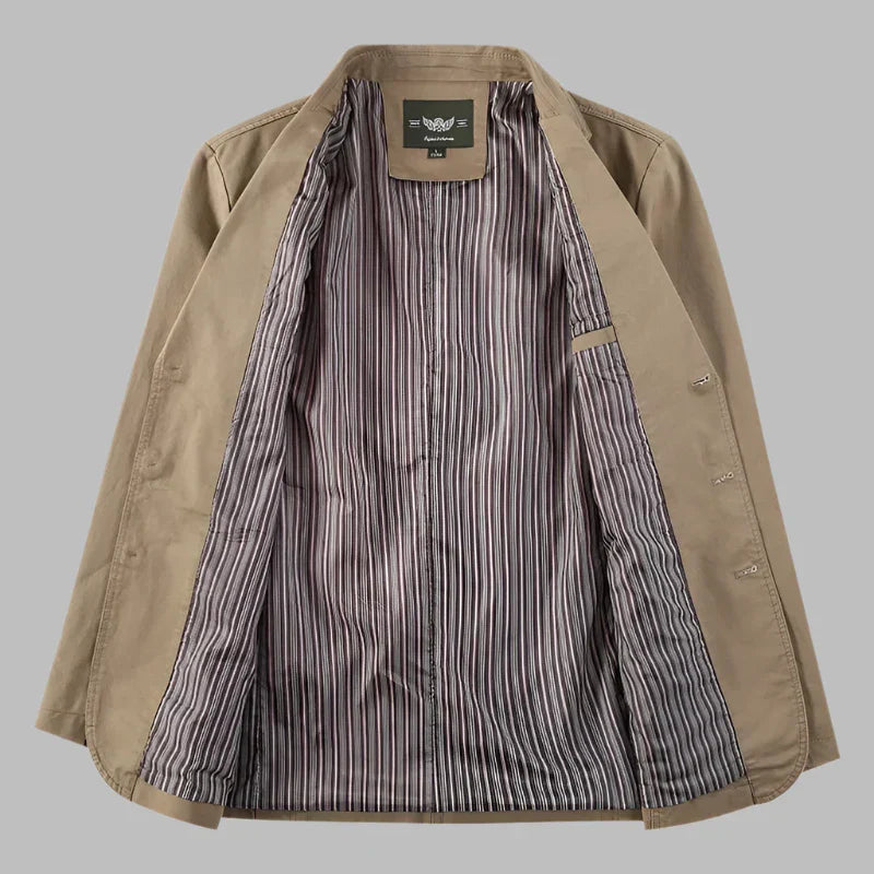 R&B | Herbstlicher Herrenblazer mit Knöpfen