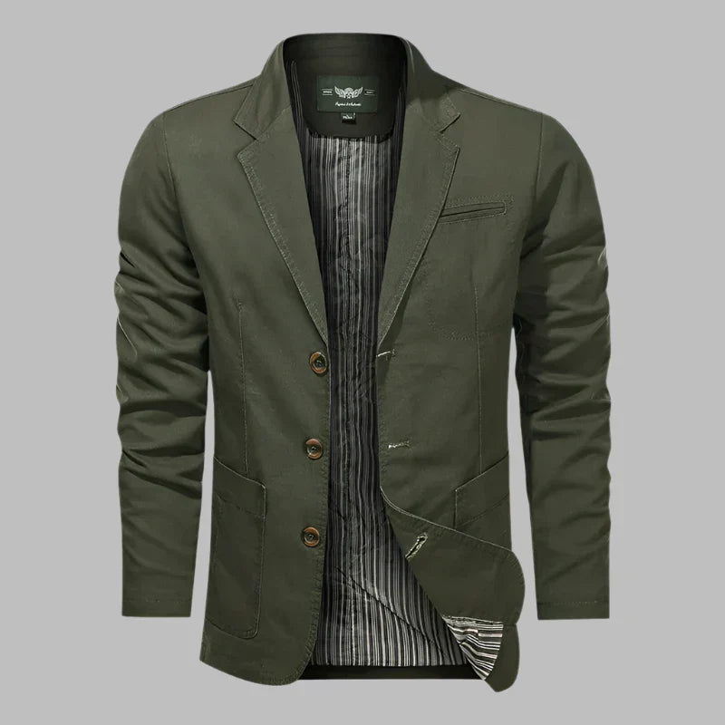 R&B | Herbstlicher Herrenblazer mit Knöpfen
