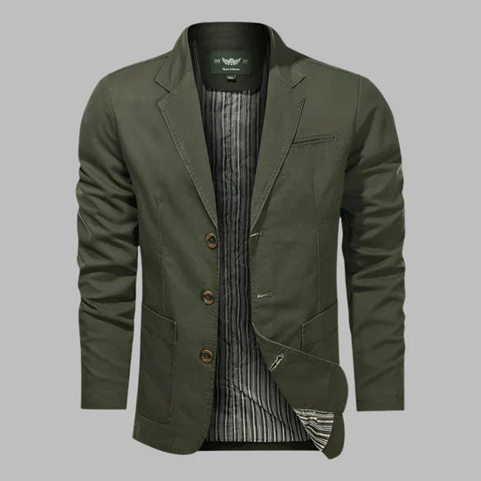 R&B | Herbstlicher Herrenblazer mit Knöpfen