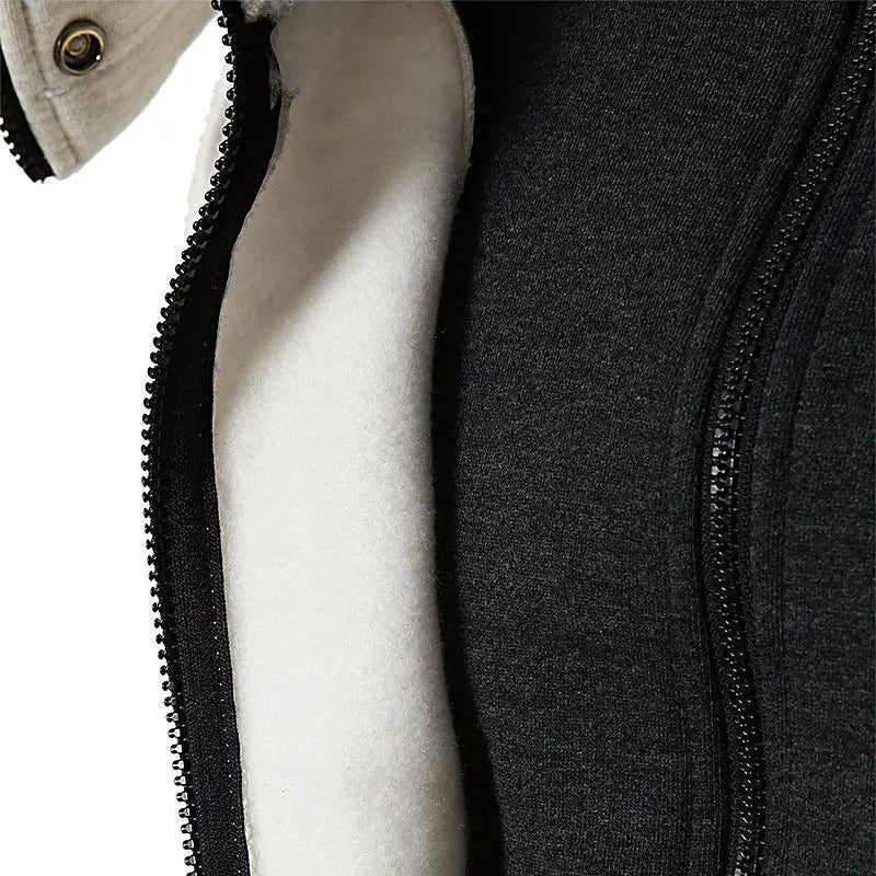 R&B | Herrenpullover mit Reißverschlussdetail