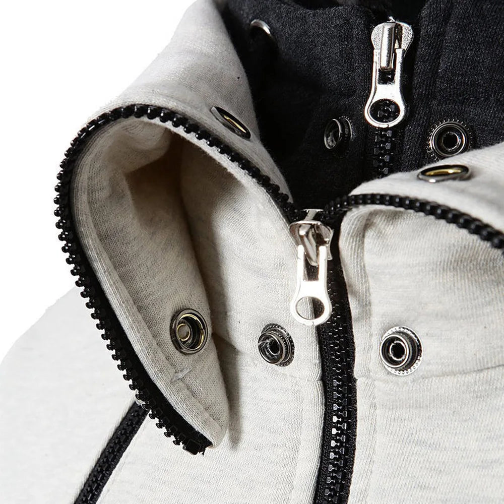 R&B | Herrenpullover mit Reißverschlussdetail