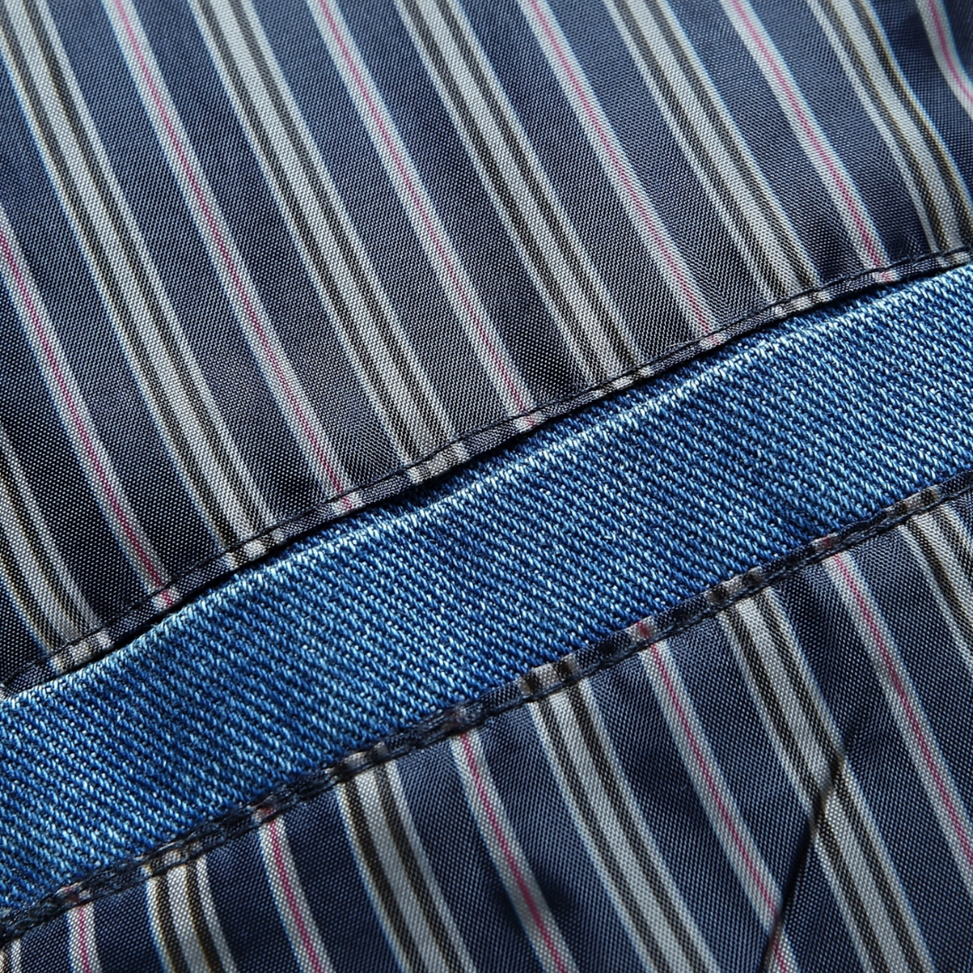 R&B | Jeansblazer Im Denim-Stil mit Einreihigem Knopfverschluss