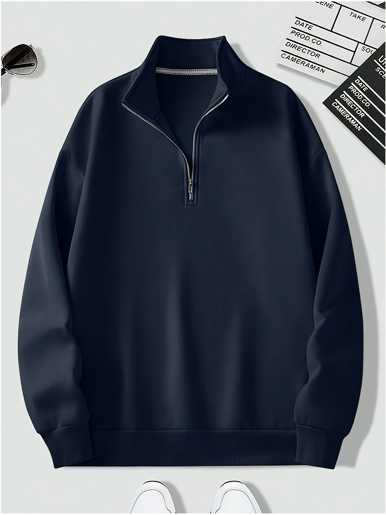 R&B | Pullover mit Viertelreißverschluss