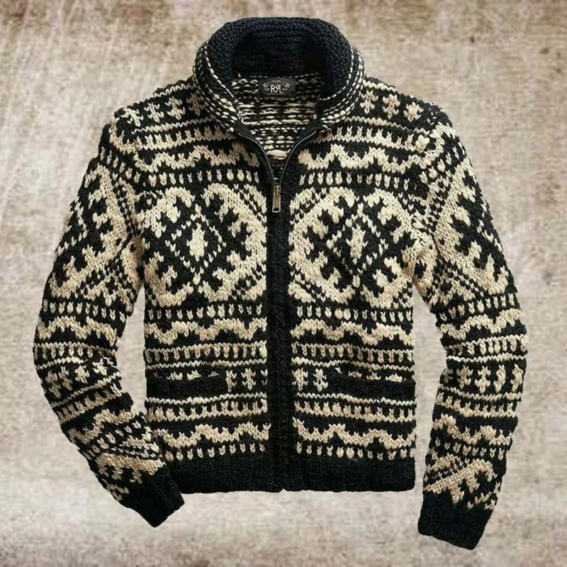 R&B | Wärmer und Bequemer Vintage Strickpullover für Männer