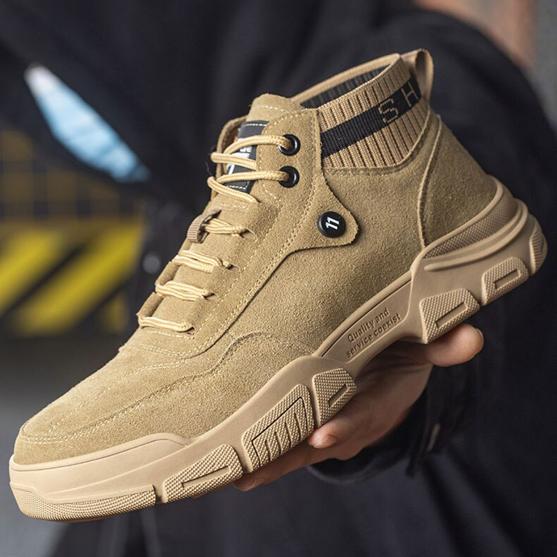 Leicht Stahlkappe Schuhe Berufsschuhe Sportlich Atmungsaktiv Schutzschuhe R&B