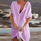 R&B | Strickkleid Aus Baumwolle und Leinen