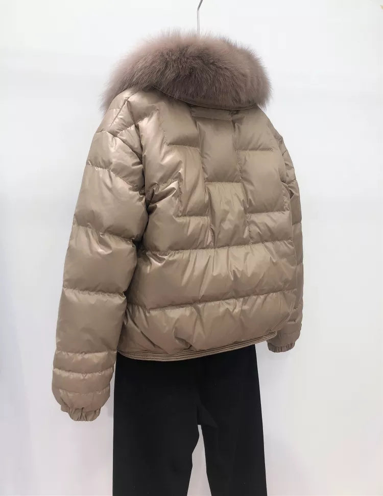 R&B | Lockere Pufferjacke - Warm & Vintage