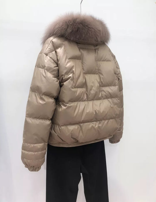 R&B | Lockere Pufferjacke - Warm & Vintage