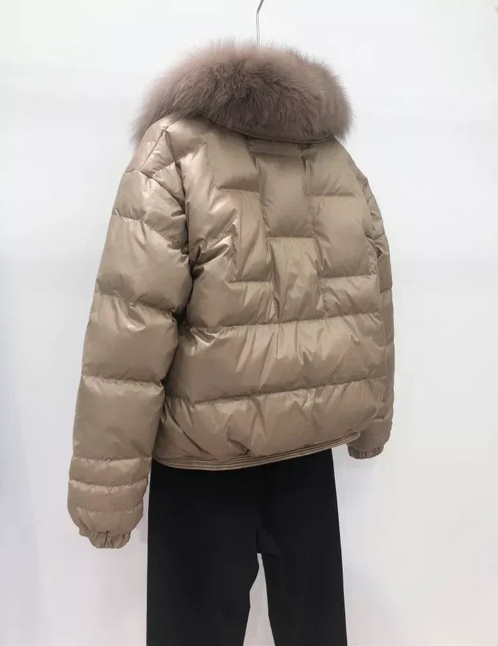 R&B | Bauschjacke Rosarot
