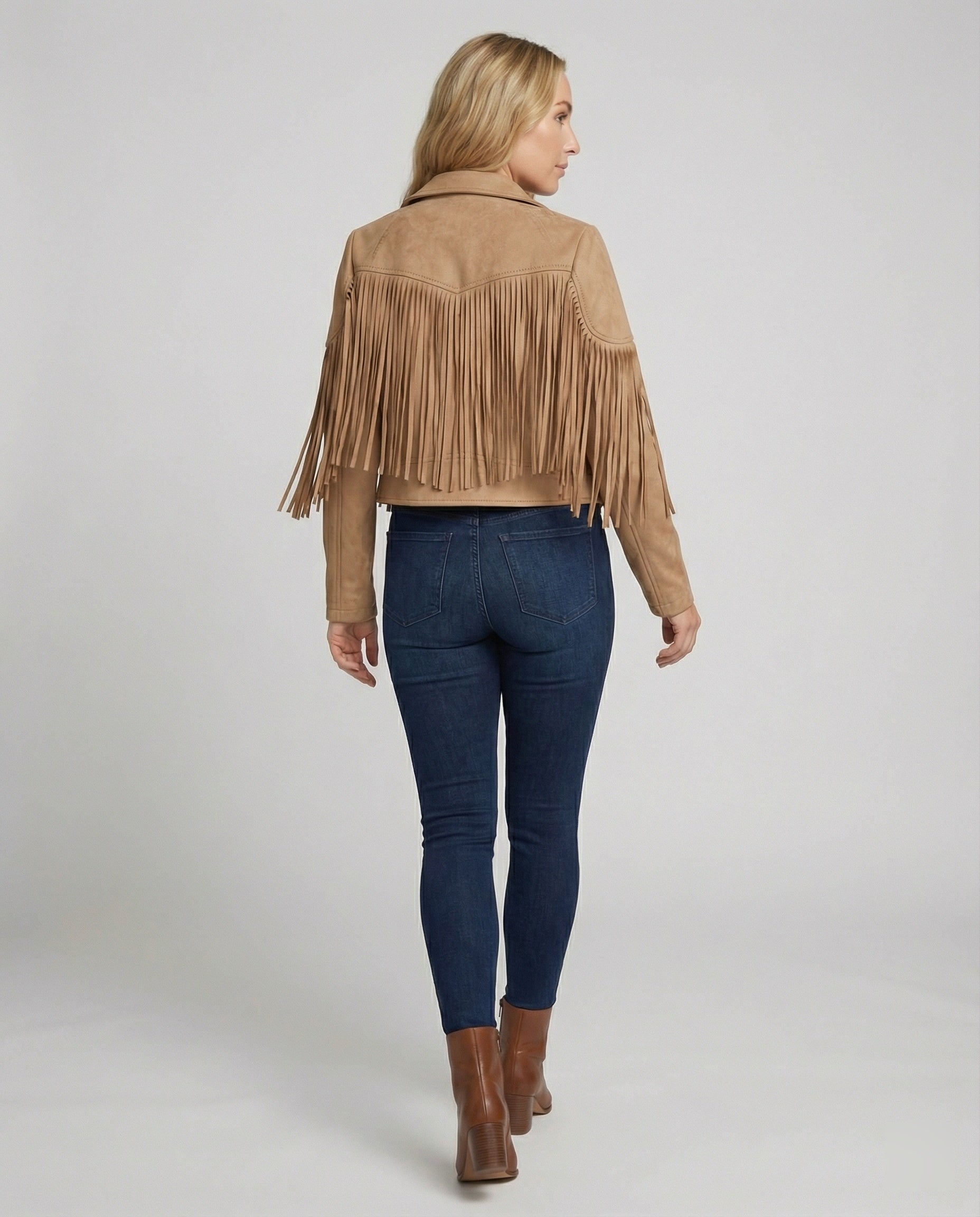 R&B | Retro Chic Jacke Mit Fransen