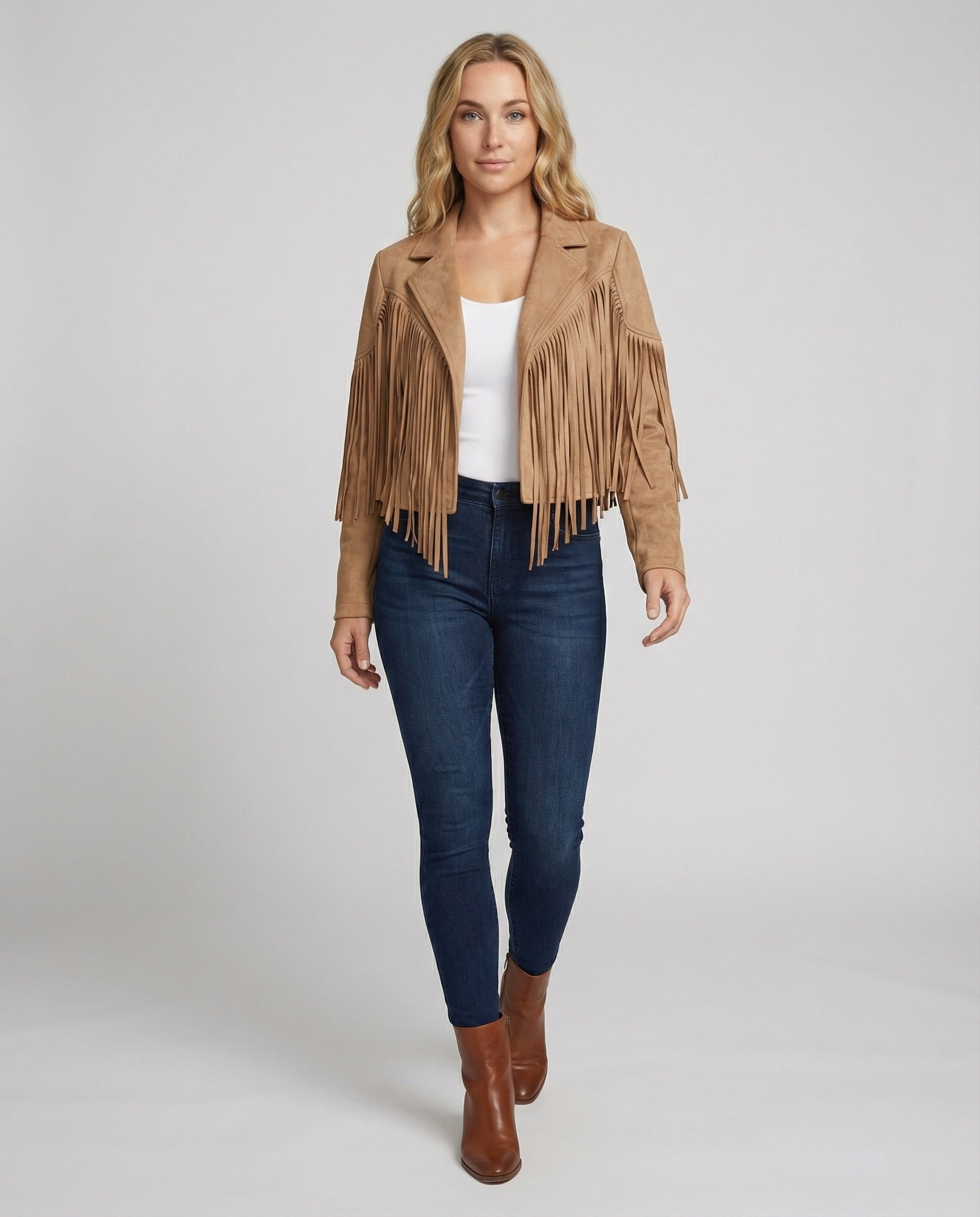 R&B | Retro Chic Jacke Mit Fransen