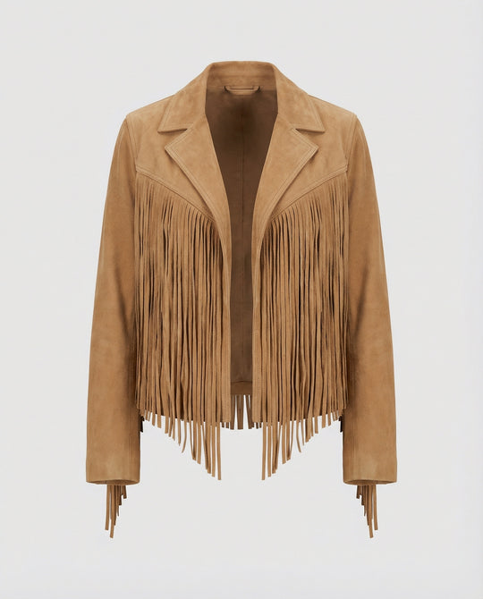 R&B | Retro Chic Jacke Mit Fransen