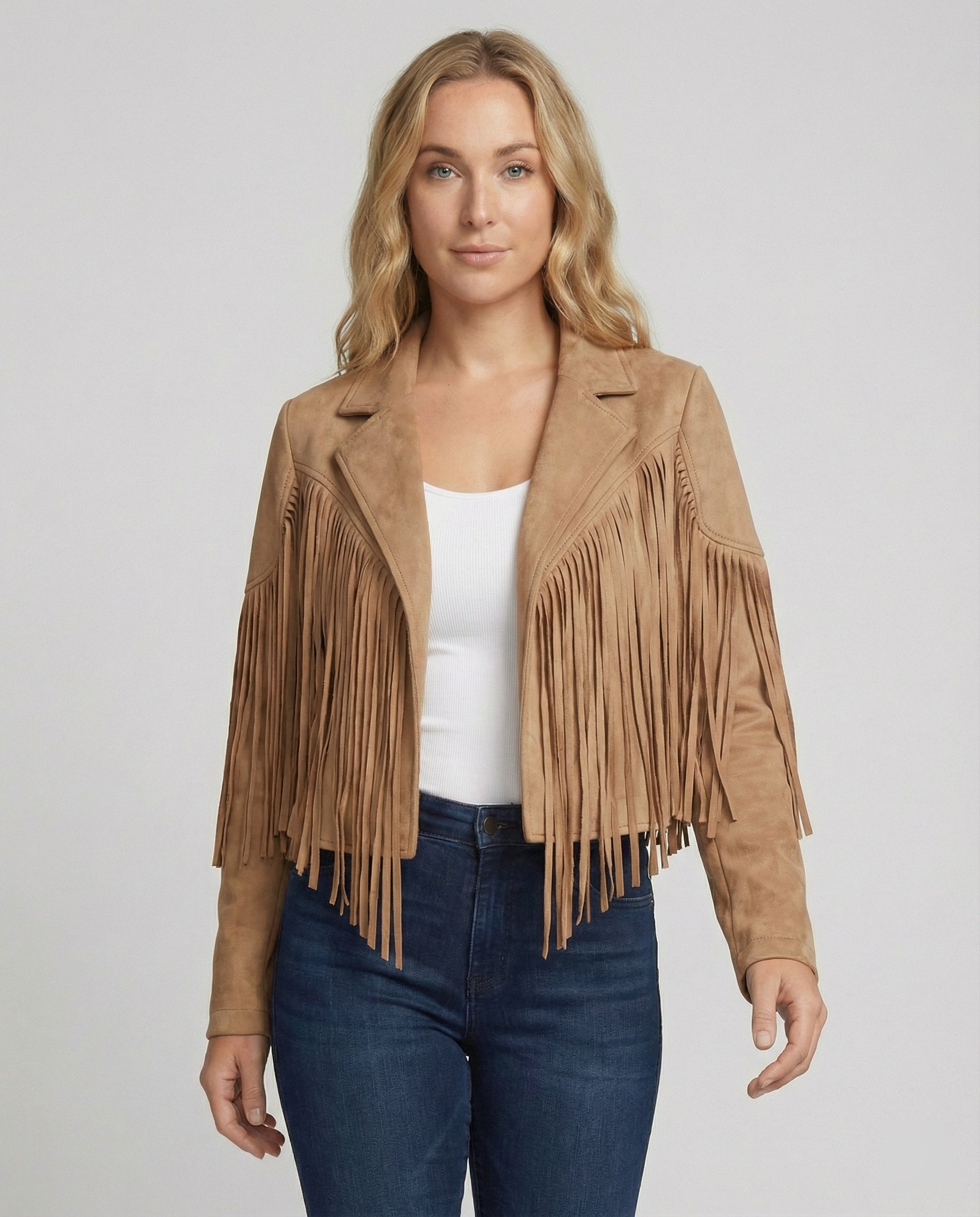R&B | Retro Chic Jacke Mit Fransen