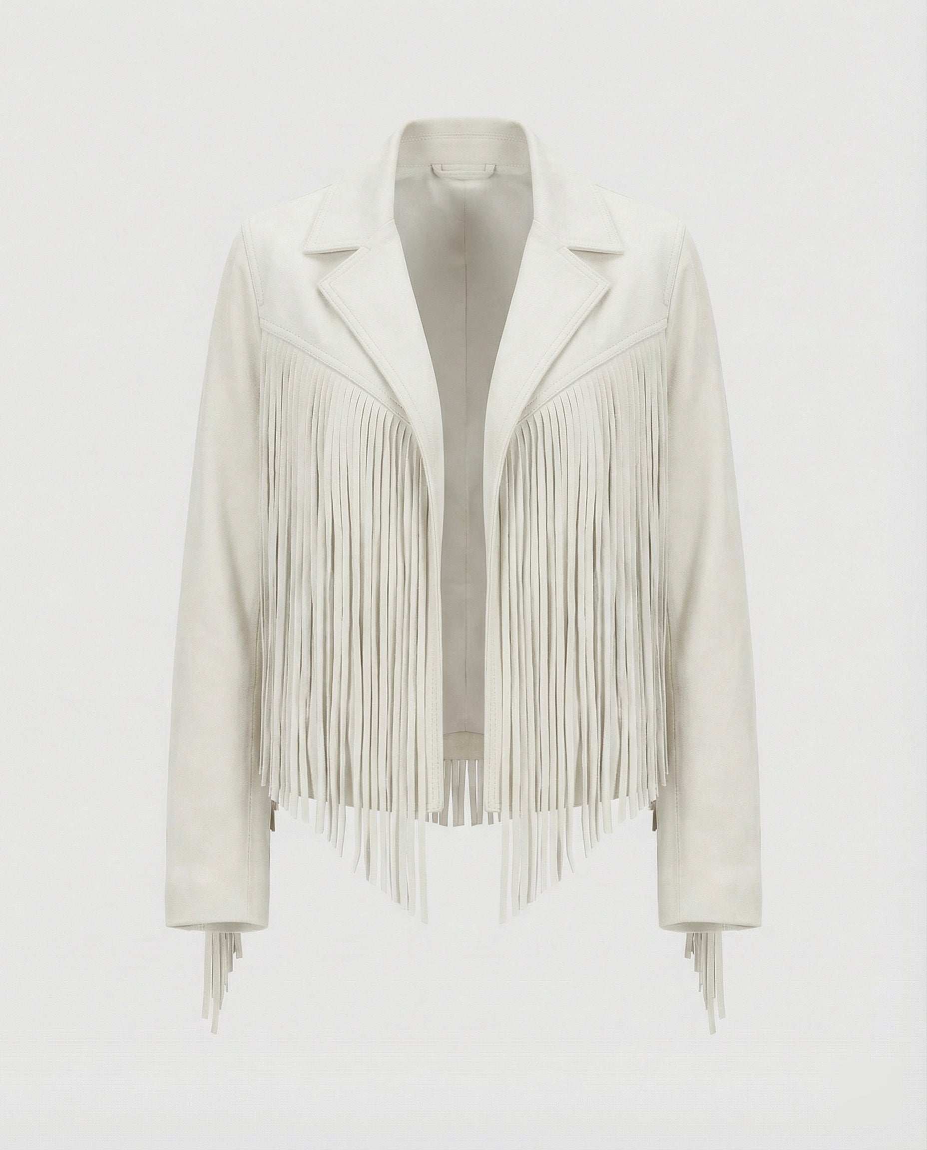 Heidi-Mode | Retro Chic Jacke Mit Fransen