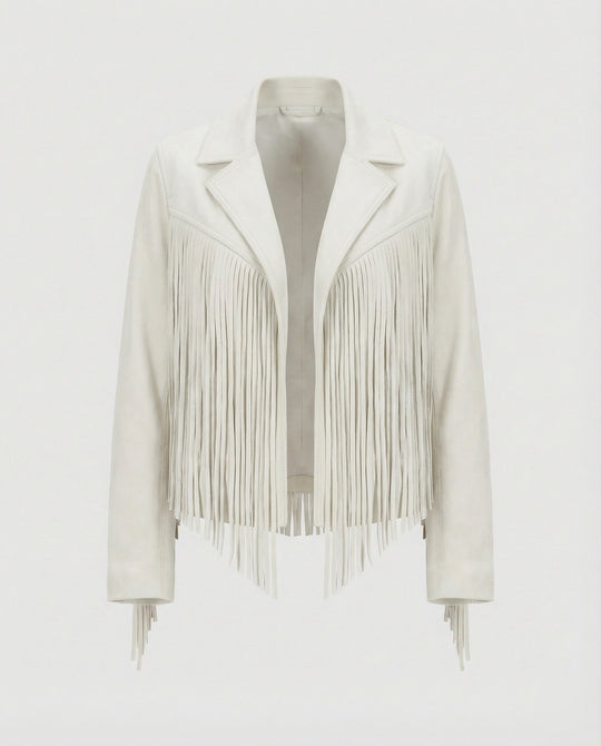 R&B | Retro Chic Jacke Mit Fransen